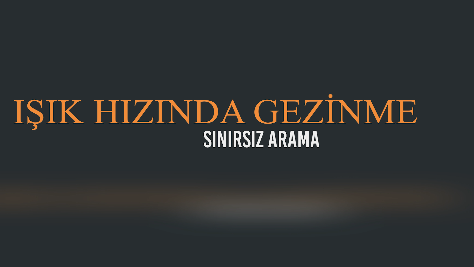 Işık Hızında Gezinme, Sınırsız Arama